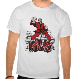 Martial Arts Graffiti T shirt