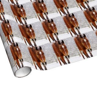 Christmas Horse Lover Gift Wrapping Paper