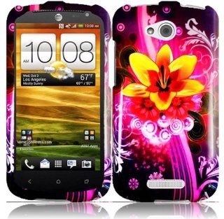 For HTC One VX Hard Design Cover Case Dream Flower Accessory Cell Phones & Accessories