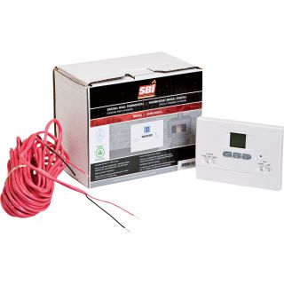 SBI Thermostat Kit — For Gas or Pellet Stoves, Model#AC05558new  Thermostats