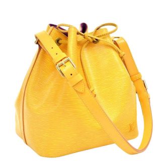 Louis Vuitton Vintage Yellow Epi Leather Noe Petit Shoulder Bag      Womens Accessories