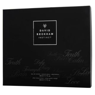 David Beckham   Instinct Gift Set (50ml Eau de Toilette and Aftershave)      Perfume