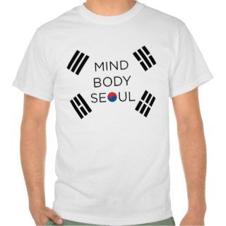 Mind Body Seoul Design Tee Shirt