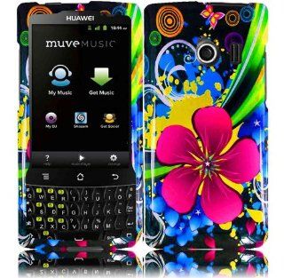 For Huawei Ascend Q M660 Hard Design Cover Case Eternal Flower Cell Phones & Accessories