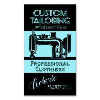 Sewing Tailor, Dressmaker, Designer, Seamstress Business Card Templates