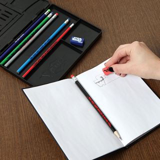 Star Wars Vader Pencil Case and Sketchbook Set