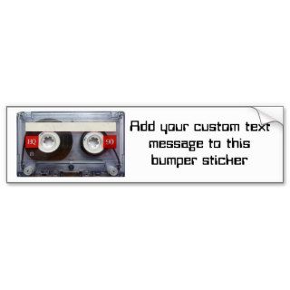 Fun Retro Cassette Tape Bumper Sticker