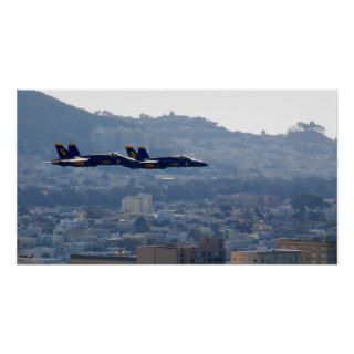 Blue Angels   Flyby Print
