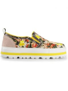 Msgm Printed Slip on Trainer   Eraldo