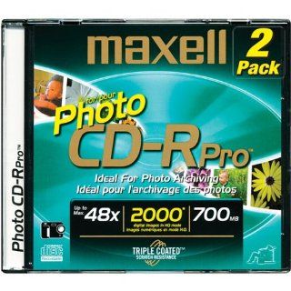 Maxell 48x Photo Pro Write Once CD R Electronics