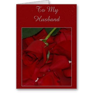 Valentines Husband Card