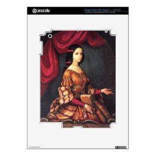 Sor Juana a los 15 años, J. Sánchez Fine Art Decal For iPad 3