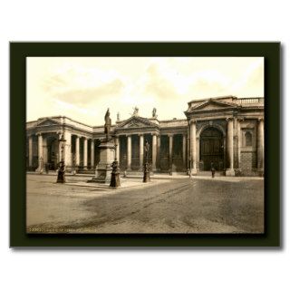 Bank of Ireland, Dublin. Ireland Vintage Cards Postcard