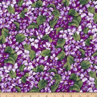 Leopard African Violet Purple Fabric By The YD