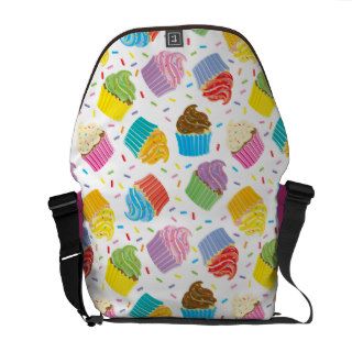 Colorful Cupcake Messenger Bag