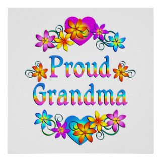 Proud Grandma Poster
