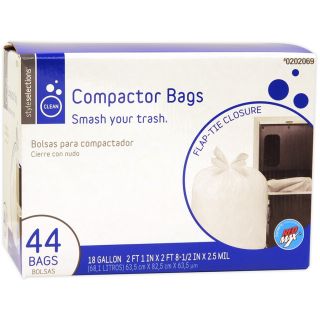 Style Selections 44 Count 18 Gallon Indoor Trash Bags