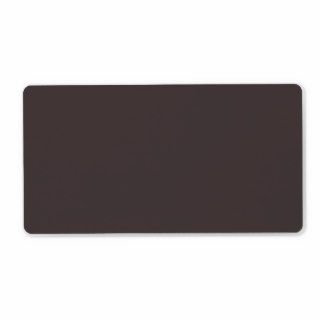 Plain dark brown background blank custom label