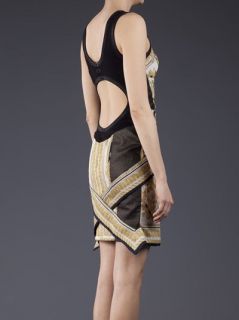 Cesar Arellanes Roman Print Dress