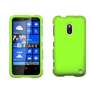 Nokia Lumia 620 Protex Neon Green Rubber Feel Cell Phones & Accessories