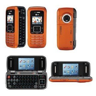 Lg Orange Vx9900 Env Qwerty Camera Cell Phone For Verizon Wireless   No Contract Required Cell Phones & Accessories