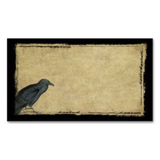 Black Raven  Black Raven  Prim Biz Cards Business Card