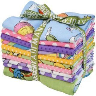 Dr. Seuss OH THE PLACES YOU'LL GO RAINBOW Fat Quarters 9 Fabric Quilting FQ's Robert Kaufman FQ 625 10