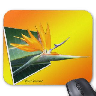 Bird of Paradise 3D Mouse Pads