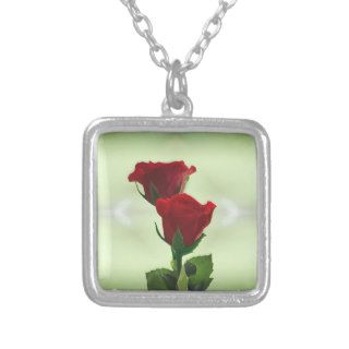 Twin Flame love red roses Pendant