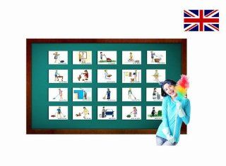 Chores and Household Duties Flashcards   English Vocabulary Cards Toys & Games