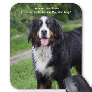Bernese mountain dog humour, funny mousepad