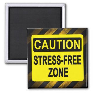 "Stress Free Zone" by Cheryl Daniels Magnet