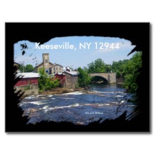 Arch Bridge, Keeseville, NY 12944 Post Card