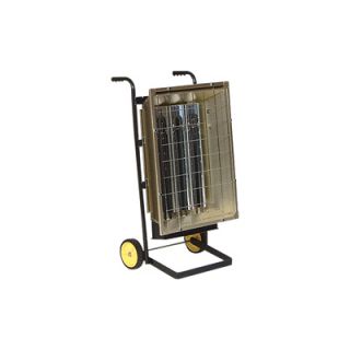 TPI Portable Infrared Heater — 20,478 BTU, 6.0kW, 480 Volts, Model# FHK-684-3A  Electric Garage   Industrial Heaters