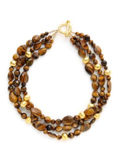 Tigers Eye Collar Necklace by KEP