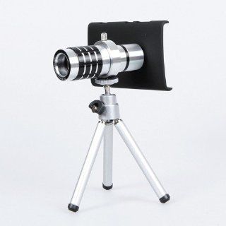 Aluminium 12x Optical Zoom Telescope Camera lens with Mini Tripod for NOKIA Lumia 920 Cell Phones & Accessories