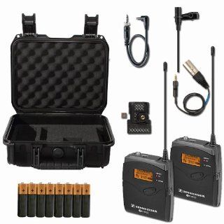 Sennheiser EW112P G3 A Band Wireless Lav Mic Bundle with SKB Hard Case and Extra Batteries Musical Instruments