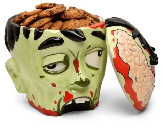 Zombie Head Cookie Jar
