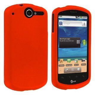 Orange Snap On Hard Skin Case Cover for Huawei Impulse 4G U8800 Cell Phones & Accessories