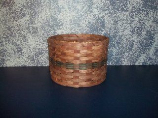 Amish Handmade Primitive Paper Plate Carrier Holder Basket. Measures 10" X 10" X 7". Amish Country Handwoven Basket Holds Paper Plates Perfectly. This Primitive Basket Adds a Touch of Class to Your Country Buffet. Colors May Vary (Brown, Bla