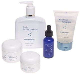 Rejuvenique RJV35KIT 5pc Skin Care Cosmetic Pack Up Kit  Skin Care Product Sets  Beauty