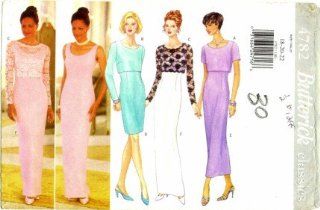 Butterick 4782 Sewing Pattern Misses Formal Evening Top Dress Gown Size 18   20   22