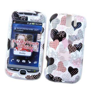 HTC myTouch 3G Slide / HTC Espresso Snap On Protector Hard Case "Patterns of Love" Design Cell Phones & Accessories