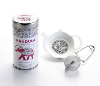 earl grey loose leaf tea gift set by the kandula tea company