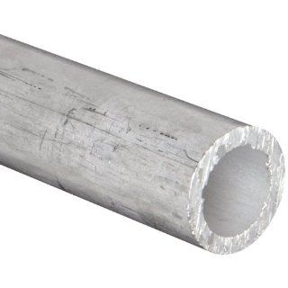 Aluminum 6061 T6 Seamless Round Tubing, ASTM B210, 7/8" OD, 0.635" ID, 0.125" Wall, 36" Length Metal Tubes
