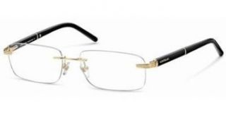 Montblanc MB0337 Glasses Frames   Shiny Endura Gold Frame, 57 mm Lens Diameter MB033757030 Clothing