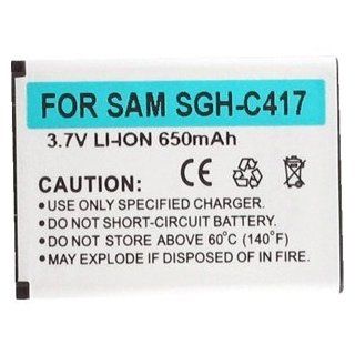 Samsung C417 Standard 650mAh LithiumIon Battery SAMC417ST Computers & Accessories