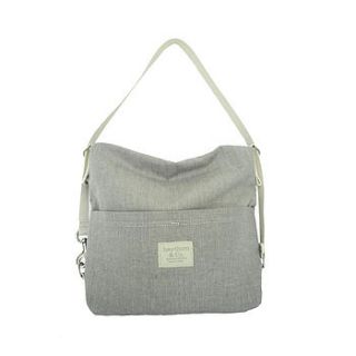 uk made organic cotton hobo/backpack by cocoonu