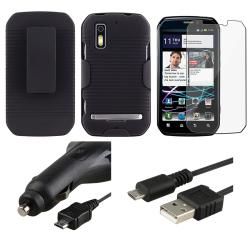 Holster/ LCD Protector/ Charger/ USB Cable for Motorola Photon MB855 BasAcc Cases & Holders