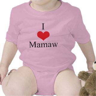 I Love (Heart) Mamaw Romper